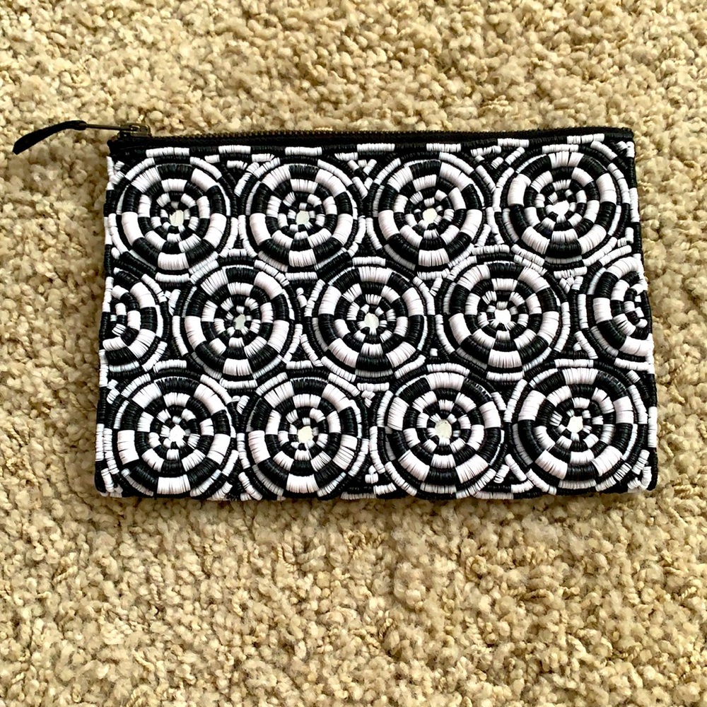 Anthropology Beaded Clutch Bag